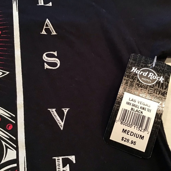 HARD ROCK HOTEL NWT Vegas GRAPHIC T-shirt Medium - Picture 5 of 8